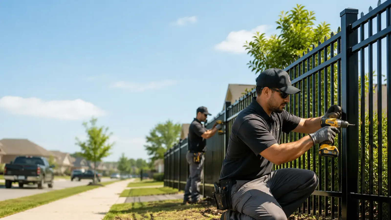 Metal Fence Installation in Concord, NC